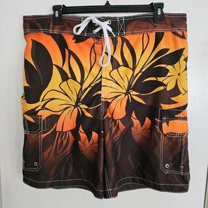 Tropical Print Board Shorts - Merona